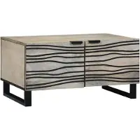 vidaXL Salontafel Wit 80 x 50 x 40 cm Bewerkt hout