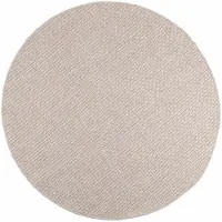 vidaXL Vloerkleden Rond FARO Crème Ø 120 CM Polyester