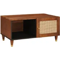 vidaXL Salontafel 80 x 50 x 40 cm Massief Mango Hout
