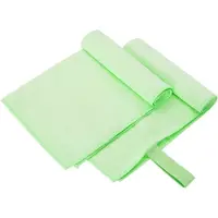 vidaXL Sporthanddoeken 2 pcs Groen 50 x 30 cm Polyester en polyamide