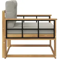 vidaXL Buiten Midden Sofa Polyester Wit