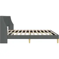 vidaXL Bedframe Effen met hoofdeinde verbindingplaat
