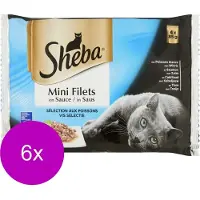 Sheba Mp Delice - Kattenvoer - 6 x Vis Vis 4x85 g
