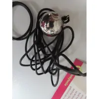 Babylonia - Bola Musical - Zwangerschapsketting ( Koord ) - Zilver - Ster / maan rood