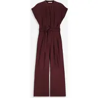 Sissy-Boy Bordeaux rode jumpsuit met open rug | Maat: M
