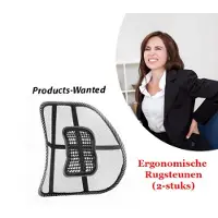 InnovaGoods 2 Stuks Ergonomische Rugsteun Voor Iedere Stoel
