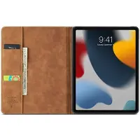 CASEME iPad Pro 11 2022 (4e gen)/Pro 11 (2021)/Pro 11 (2020)/Pro 11 (2018) Bookcase hoesje - - Effen Cognac - Kunstleer