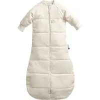 ErgoPouch Jersey Slaapzak met mouwen - 2,5 Tog - Slaapzak baby - Slaapzak - Slaapzak 80 cm - Oatmeal Marle