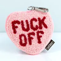 Bitten Fuck Off hart sleutelhanger