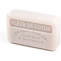 Savon De Marseille Fleur de Coton – Vegan & Natuurlijke Zeep, Hydraterend & Zacht, 4x125g