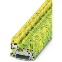 Phoenix Contact 3212332 Aardklem 3-etages 3.5 mm Snelaansluiting Groen, Geel 50 stuk(s)