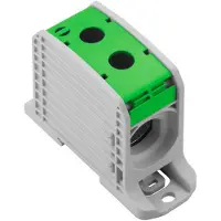 Weidmuller 2502770000 Doorgangsklem 37.50 mm Schroeven Grijs, Groen 1 stuk(s)