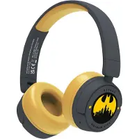 OTL TECHNOLOGIES DC Comics Batman Gotham City, Bekabeld en draadloos, Muziek, Hoofdtelefoon, Geel, Zwart