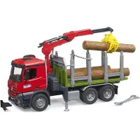 BRUDER Auto Vrachtwagen MB Arocs Met Bomen