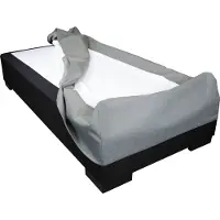 Slaaploods.nl Boxspring Hoes - 180 x 220 cm - Hoogte 30 cm - Grijs I91