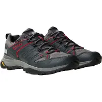 The North Face Lage schoen 'Hedgehog' lichtgrijs / donkergrijs / rood / zwart