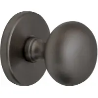 Hardbrass Voordeurknop IRIS 56mm - PVD gunmetal