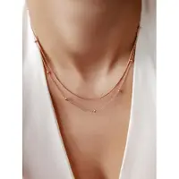 Hey Happiness Ketting 'Bobble' rose-goud