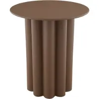 Profijt Meubel - Bijzettafel Easdale 43 cm rond bruin -