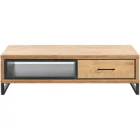 Profijt Meubel - Salontafel Imbaro 138x68 cm rechthoekig - U-poten - Melamine - Bruin