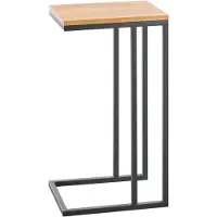 Profijt Meubel - Bijzettafel Budrio bruin 31x41 cm rechthoekig - Frame - Melamine - Bruin