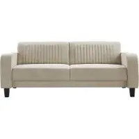 Profijt Meubel - 3 zitsbank Mills - Beige - Fijne weefstof