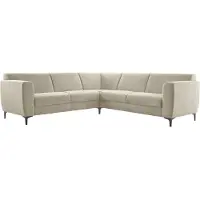 Profijt Meubel - Hoekbank Ridgway - Beige - Fijne weefstof