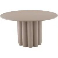 Profijt Meubel - Bijzettafel Easdale 57 cm rond beige -
