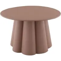 Profijt Meubel - Bijzettafel Easdale 63 cm rond donkerbeige -