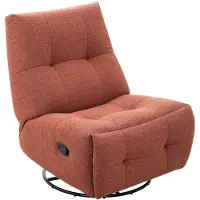 Profijt Meubel - Relaxfauteuil Redan - Bruin - Fijne weefstof - Ronde voet