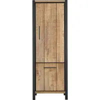 Profijt Meubel - Opbergkast Mantera - Melamine - Bruin - 200 cm hoog - 70 cm breed