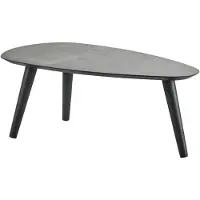 Profijt Meubel - Salontafel Woburn 90x50 cm kiezel - Schuine poten