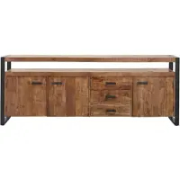 Profijt Meubel - Dressoir Newhaven - Mangohout - Bruin - 210 cm breed