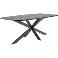 Profijt Meubel - Eettafel Walden zwart eikenhout 220x110 cm Deens ovaal - Spinpoot - Eiken hout - Zwart