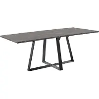 Profijt Meubel - Eettafel Levado 200x100 cm rechthoekig - U-poten/Kruispoot - Melamine - Zwart