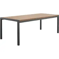 Profijt Meubel - Eettafel Mantera 160x90 cm rechthoekig donkerbruin - 4 Poten/Rechte poten - Melamine - Bruin