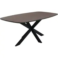 Profijt Meubel - Eettafel Walden 190x100 cm Deens ovaal - Spinpoot