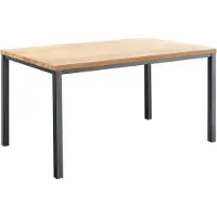 Profijt Meubel - Eettafel Caltana 120x90 cm rechthoekig - Rechte poten - Melamine - Bruin