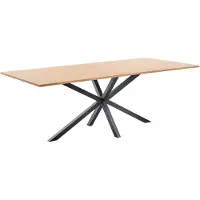 Profijt Meubel - Eettafel Rizoma 190x90 cm rechthoekig - Spinpoot - Melamine - Bruin