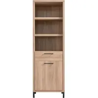 Profijt Meubel - Boekenkast Selinia - Melamine - Bruin - 199 cm hoog - 65 cm breed