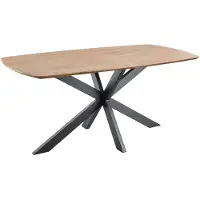 Profijt Meubel - Eettafel Nocona mangohout 160x90 cm Deens ovaal - Spinpoot - Mangohout - Bruin