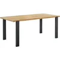Profijt Meubel - Eettafel Glenvar 160x90 cm rechthoekig - 4 Poten/Rechte poten - Melamine - Bruin