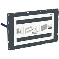 Geberit Sigma afdekplaat vlak met wandafwerking 21x13 cm