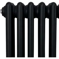 MonsterShop Traditionele 3-Kolom Radiator - 1800 x 202 mm - Zwart
