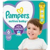Pampers Active Baby Luiers Maat 6 (13-18 kg) 32 stuks