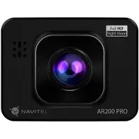 Navitel Voertuigregistrator Ar200 Pro (Ingebouwd display, Nachtzicht, Ingebouwde microfoon, Bluetooth, Versnellingssensor, Volledige HD), Dashcams, Zwart