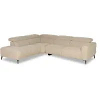 Bommel Wonen Hoekbank Scala - ottomane + 2,5-zits - stof Milan Mink