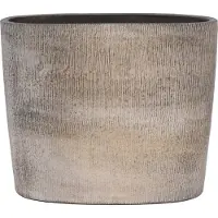 HS Potterie HS Bloempot Miami Taupe 28 X 13 X 23 Cm