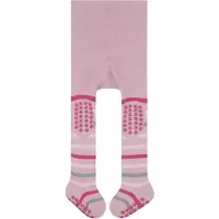 Falke Multi Stripe Noppen op de zool katoen panty baby roze - maat 74-80