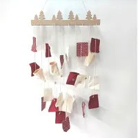 Rayher Hobby Materialen Knutselset voor adventskalender, kleurrijk, om op te hangen, 44 x 94 cm